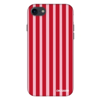 Husă pentru Apple iPhone 7 - Lines red