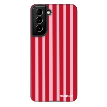 Husă pentru Samsung Galaxy S21 FE 5G - Lines red