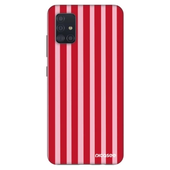 Husă pentru Samsung Galaxy A51 A515F - Lines red