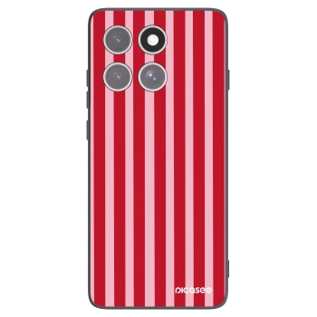 Picasee husă neagră din silicon pentru Motorola Edge 60 Pro - Lines red