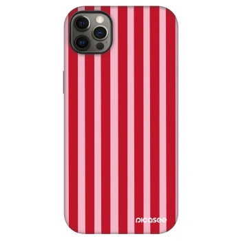 Husă pentru Apple iPhone 12 Pro Max - Lines red