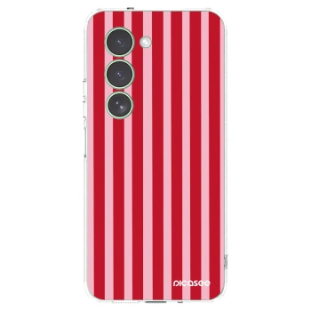 Picasee husă transparentă din silicon pentru Xiaomi Redmi 15 5G - Lines red