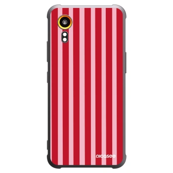 Husă pentru Samsung Galaxy Xcover 7 - Lines red