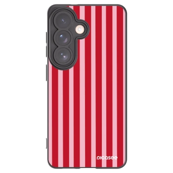 Picasee husă neagră din silicon pentru Samsung Galaxy S26 - Lines red