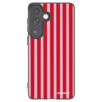 Picasee husă neagră din silicon pentru Samsung Galaxy S26+ - Lines red