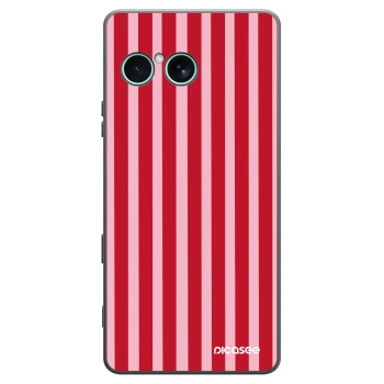 Picasee husă neagră din silicon pentru Sony Xperia 10 VII - Lines red