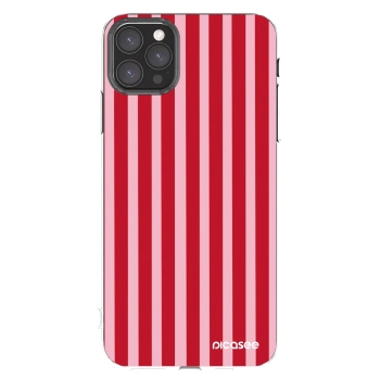 Picasee husă transparentă din silicon pentru Apple iPhone 11 Pro Max - Lines red