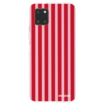 Picasee husă transparentă din silicon pentru Samsung Galaxy Note 10 Lite N770F - Lines red