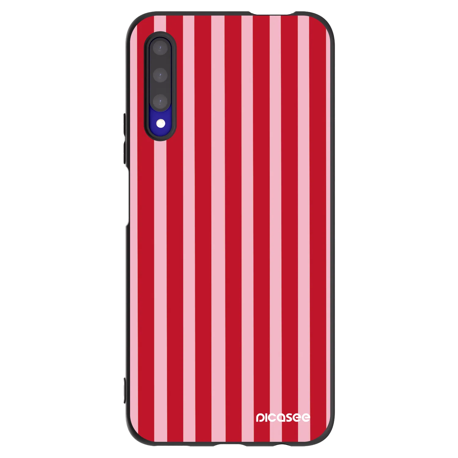 Picasee husă neagră din silicon pentru Honor 9X Pro - Lines red