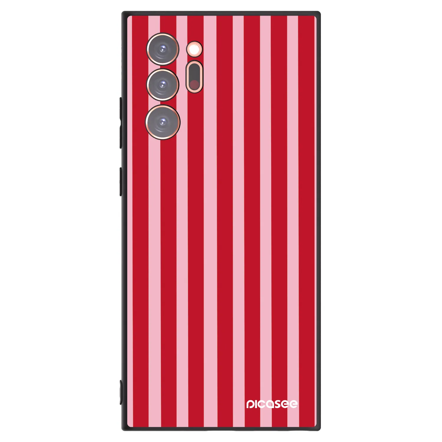 Picasee husă neagră din silicon pentru Samsung Galaxy Note 20 Ultra - Lines red
