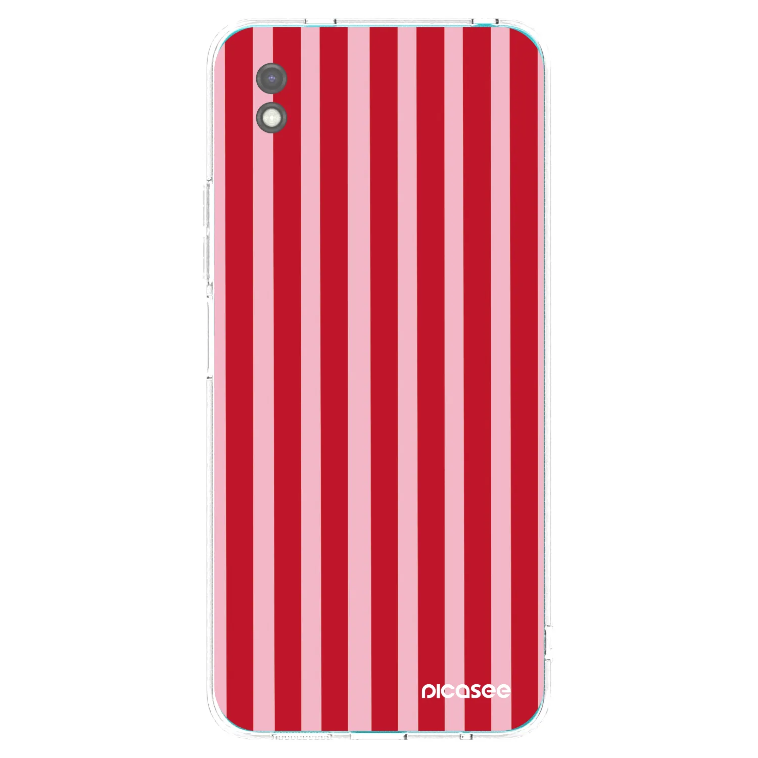 Picasee husă neagră din silicon pentru Xiaomi Redmi 9A - Lines red