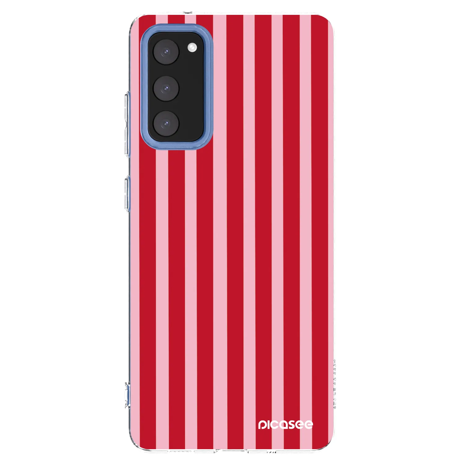 Picasee husă transparentă din silicon pentru Samsung Galaxy S20 FE - Lines red