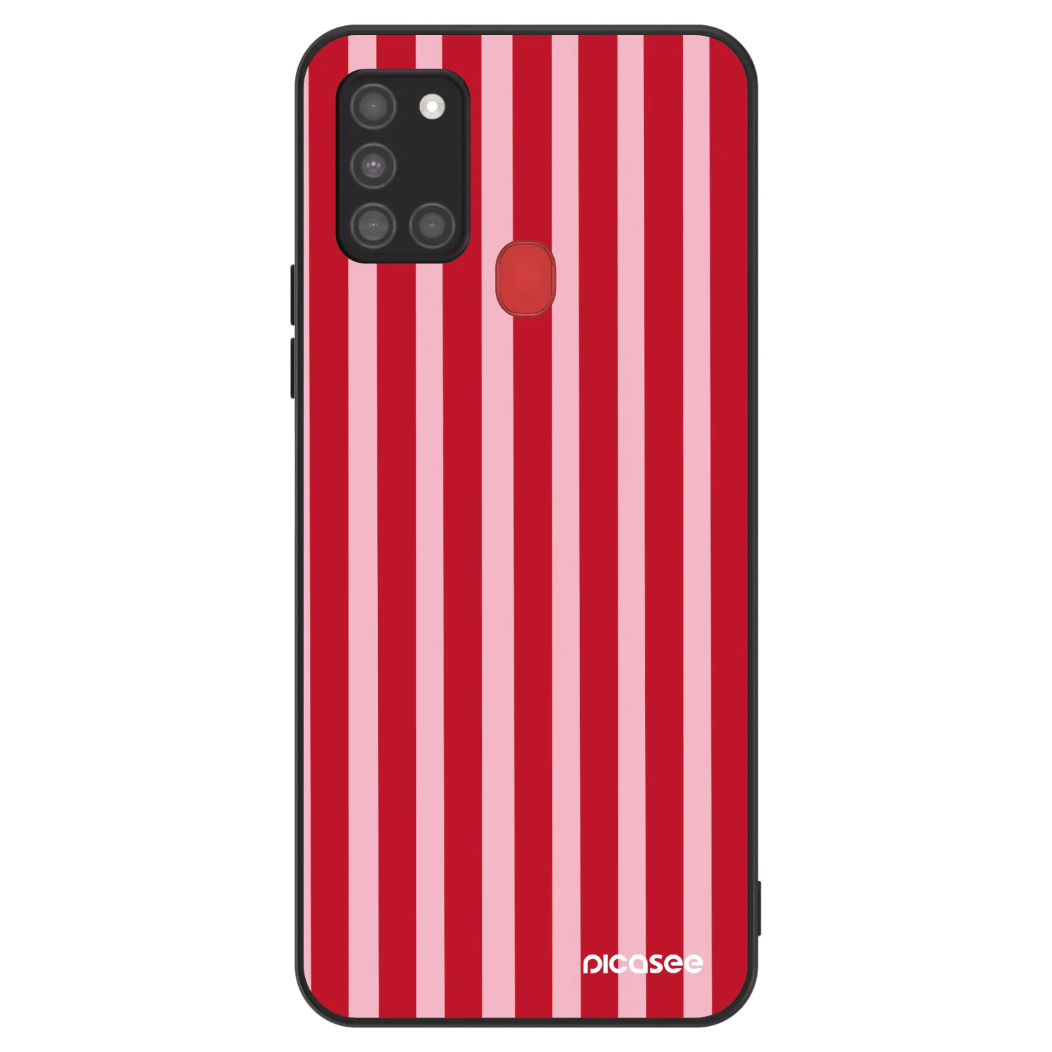 Picasee ULTIMATE CASE pentru Samsung Galaxy A21s - Lines red
