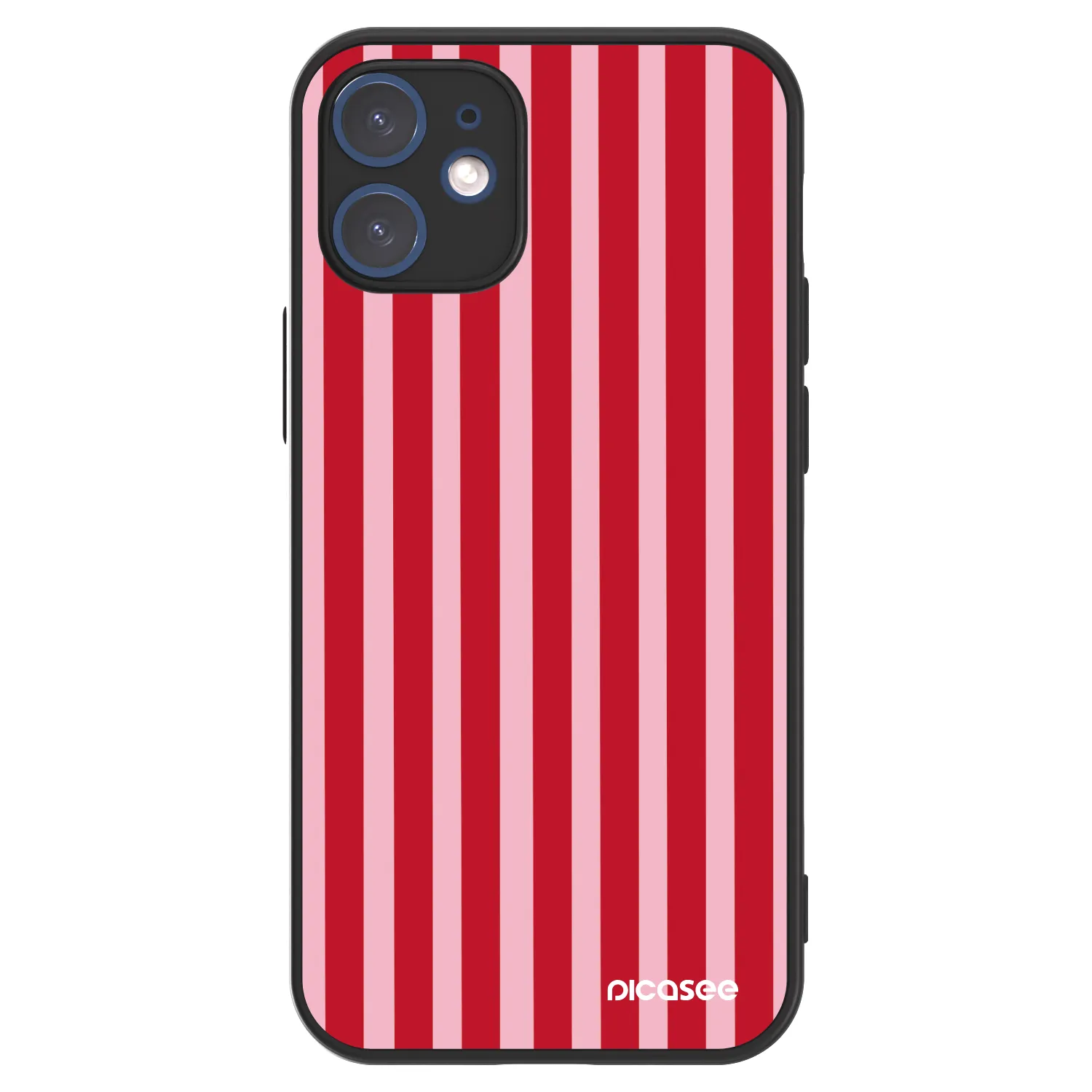 Picasee ULTIMATE CASE pentru Apple iPhone 12 mini - Lines red