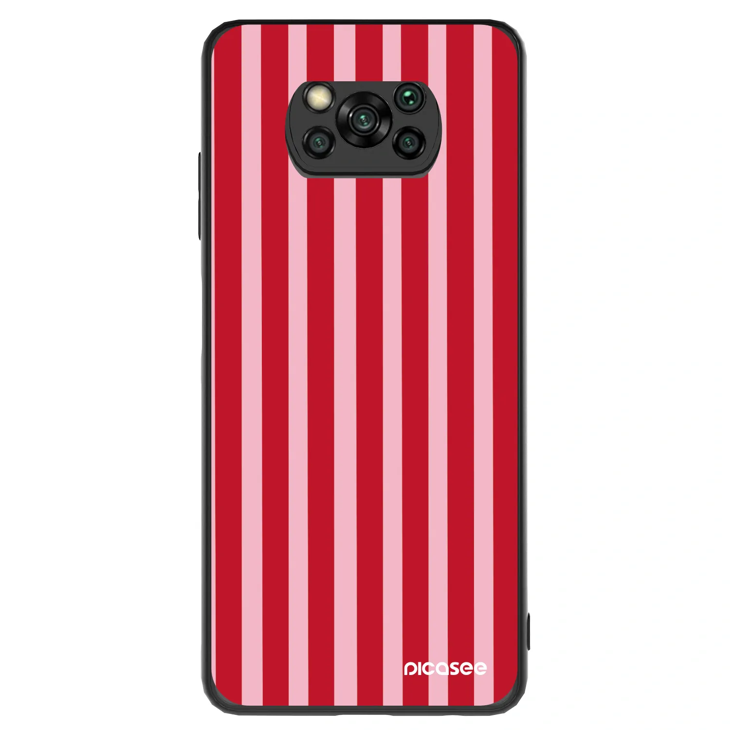 Picasee ULTIMATE CASE pentru Xiaomi Poco X3 - Lines red