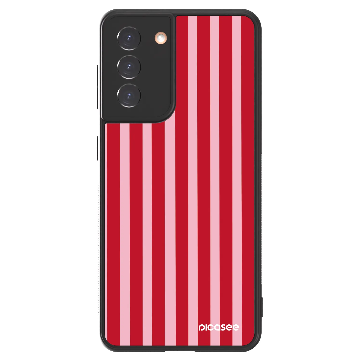 Picasee ULTIMATE CASE pentru Samsung Galaxy S21 5G G991B - Lines red