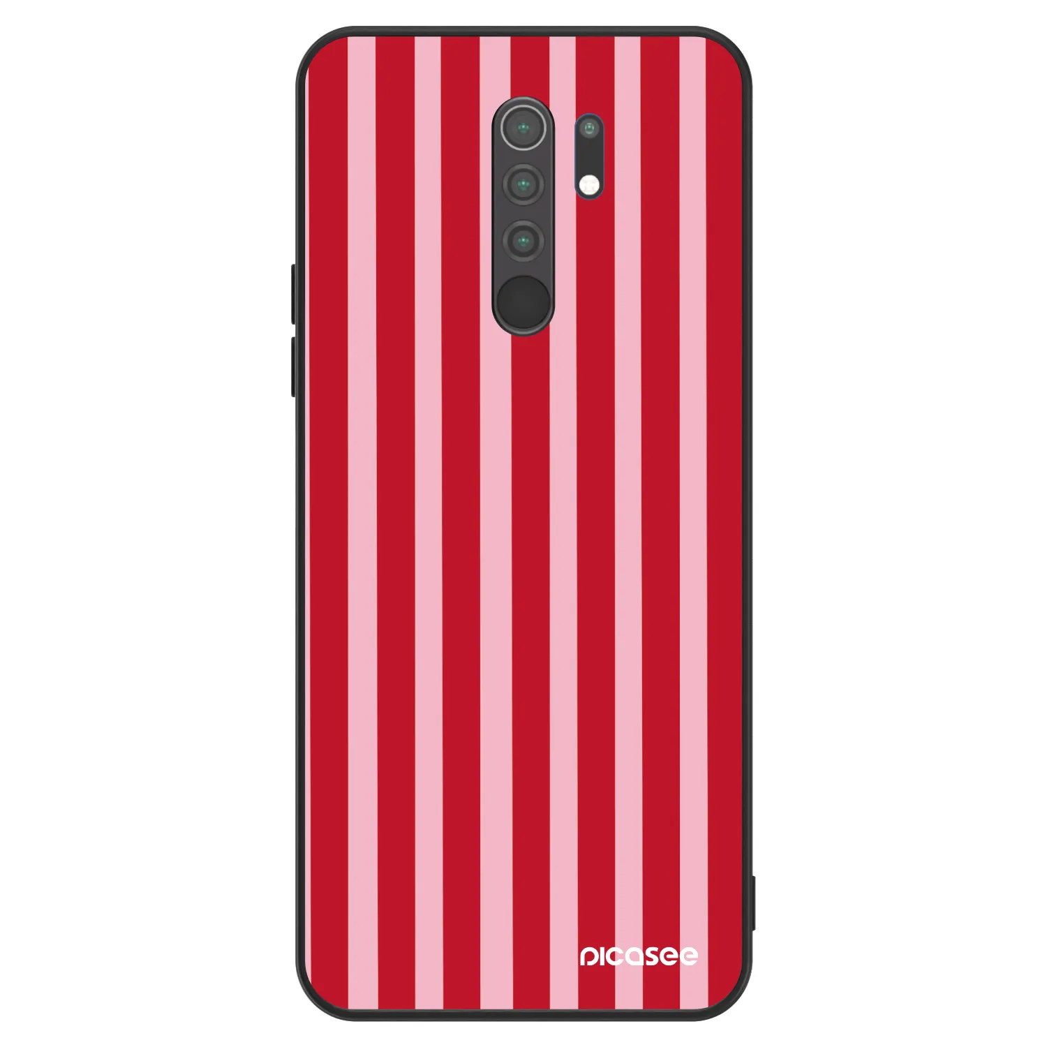 Picasee ULTIMATE CASE pentru Xiaomi Redmi 9 - Lines red