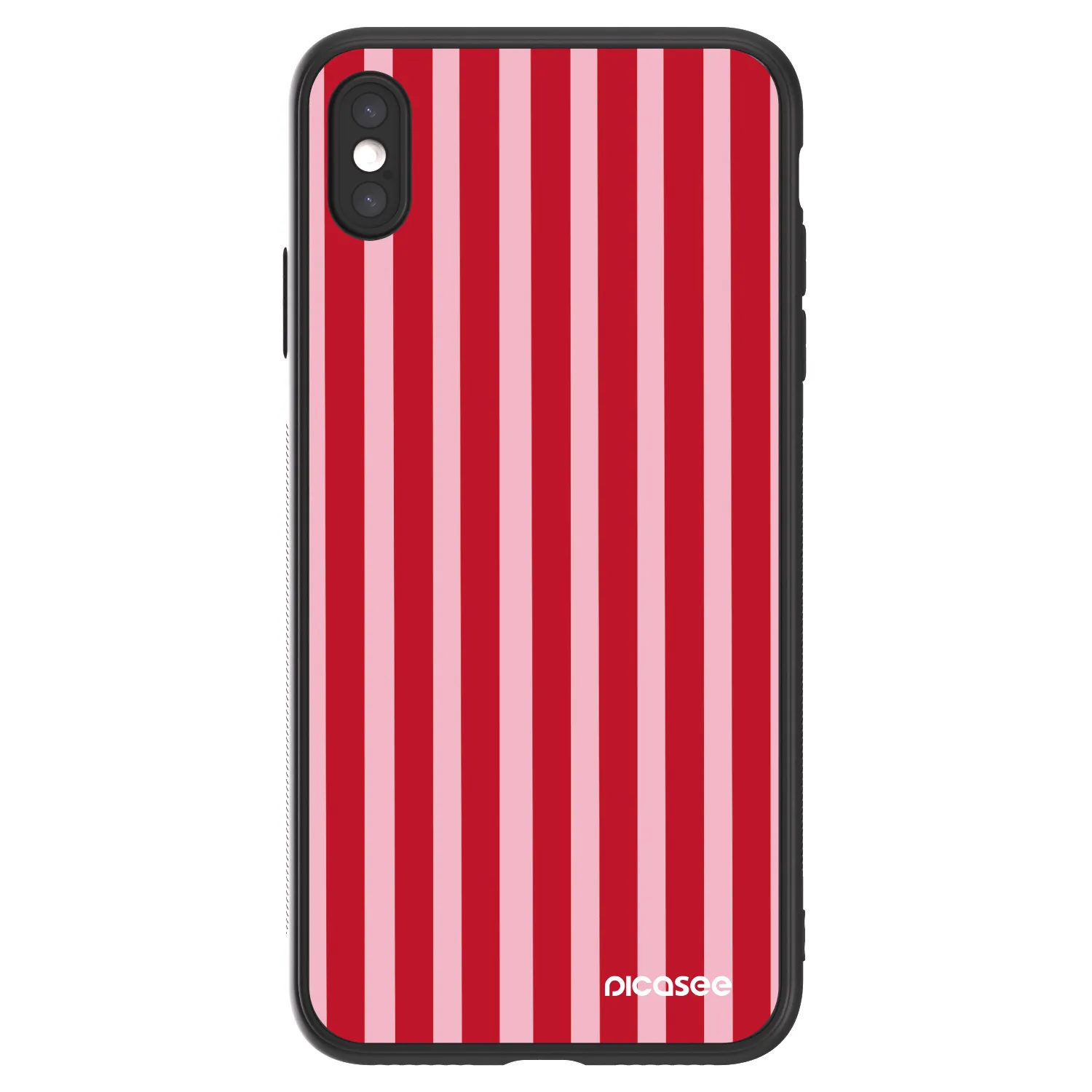 Picasee ULTIMATE CASE pentru Apple iPhone XS Max - Lines red