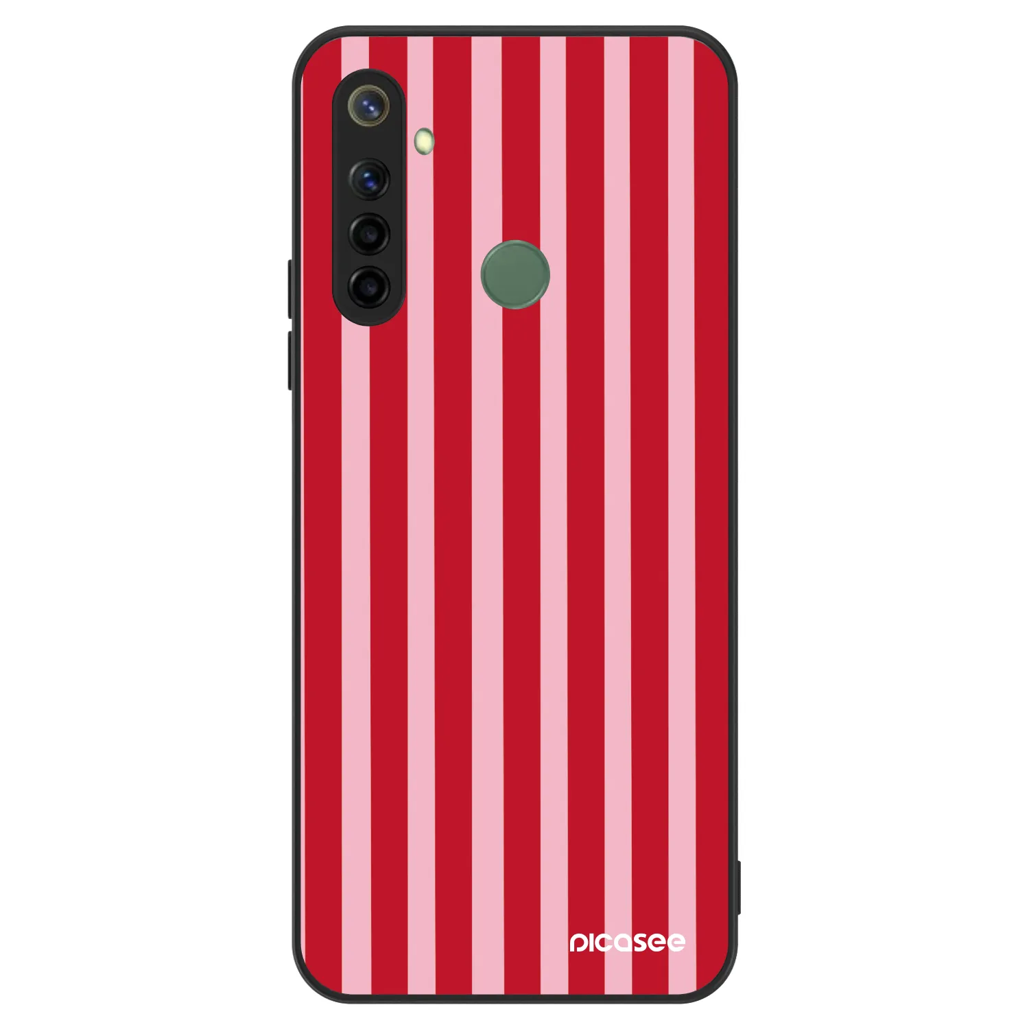 Picasee ULTIMATE CASE pentru Realme 6i - Lines red