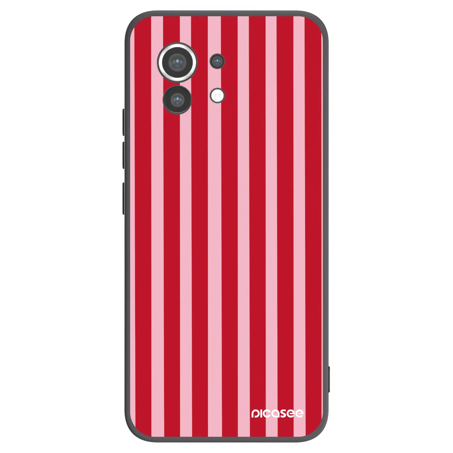 Picasee husă neagră din silicon pentru Xiaomi Mi 11 - Lines red