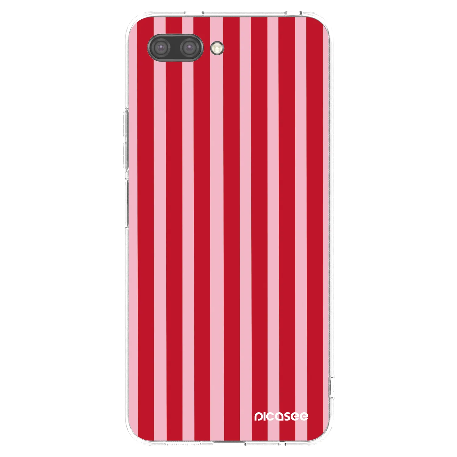 Picasee husă transparentă din silicon pentru Honor 10 - Lines red