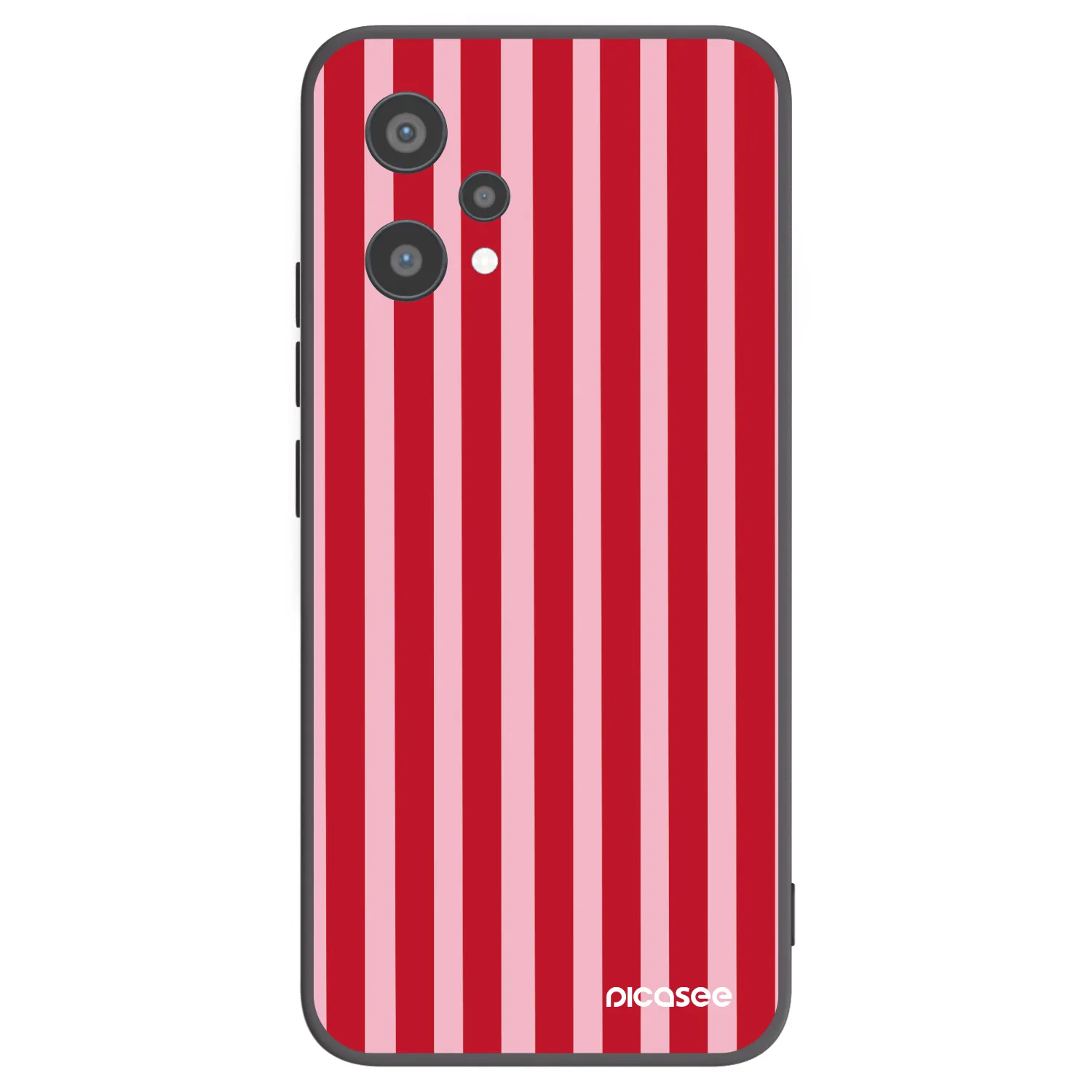 Picasee husă neagră din silicon pentru Realme 9 Pro 5G - Lines red