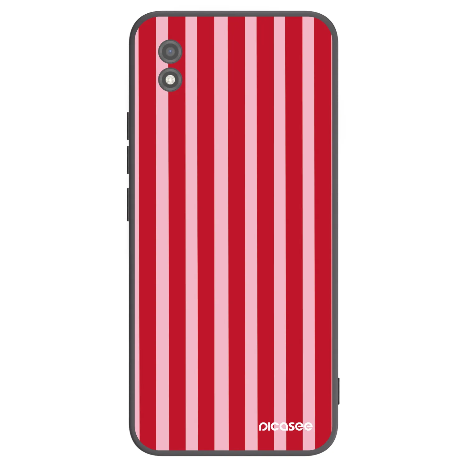 Picasee husă neagră din silicon pentru Realme C11 (2021) - Lines red