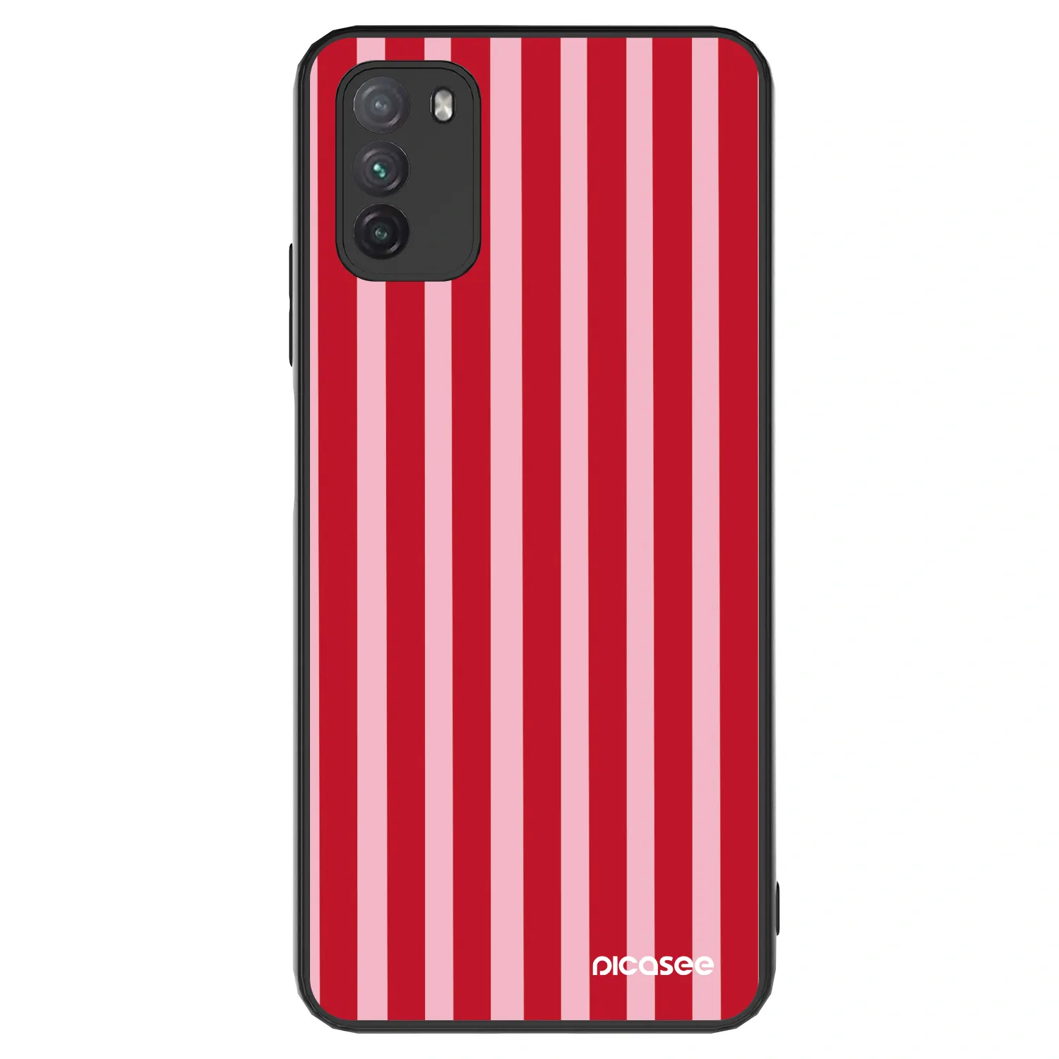 Picasee ULTIMATE CASE pentru Xiaomi Poco M3 - Lines red