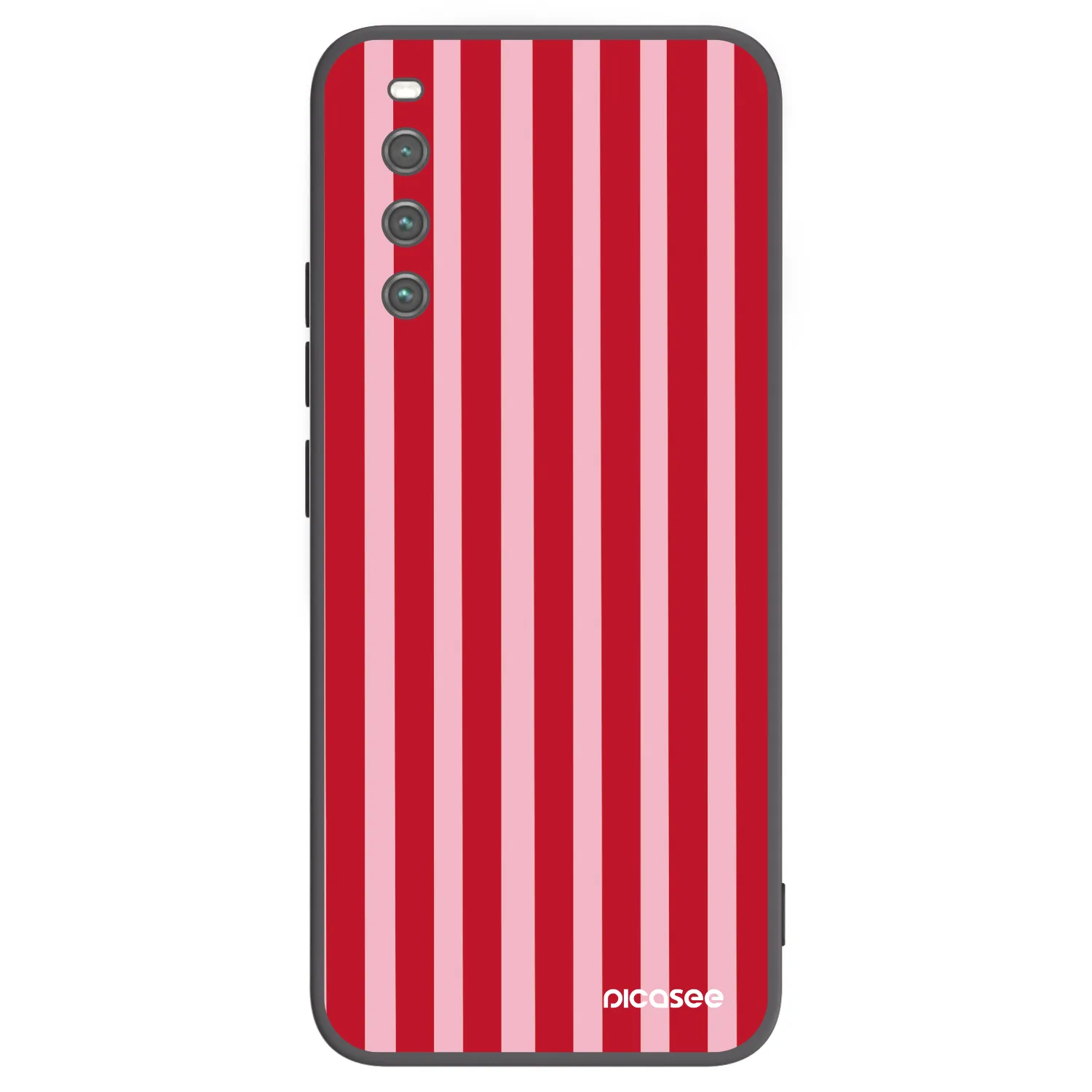 Picasee husă neagră din silicon pentru Sony Xperia 10 IV 5G - Lines red