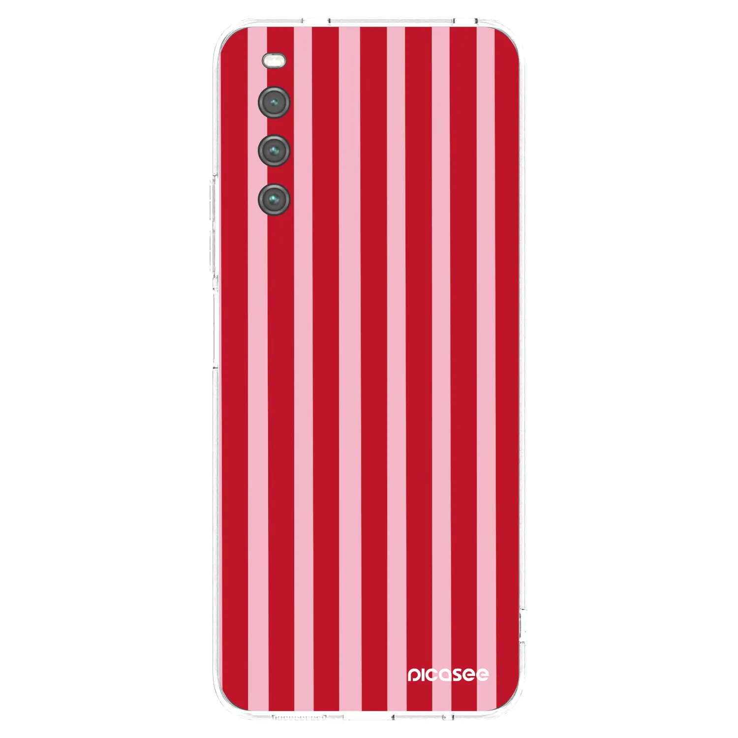Picasee husă transparentă din silicon pentru Sony Xperia 10 IV 5G - Lines red