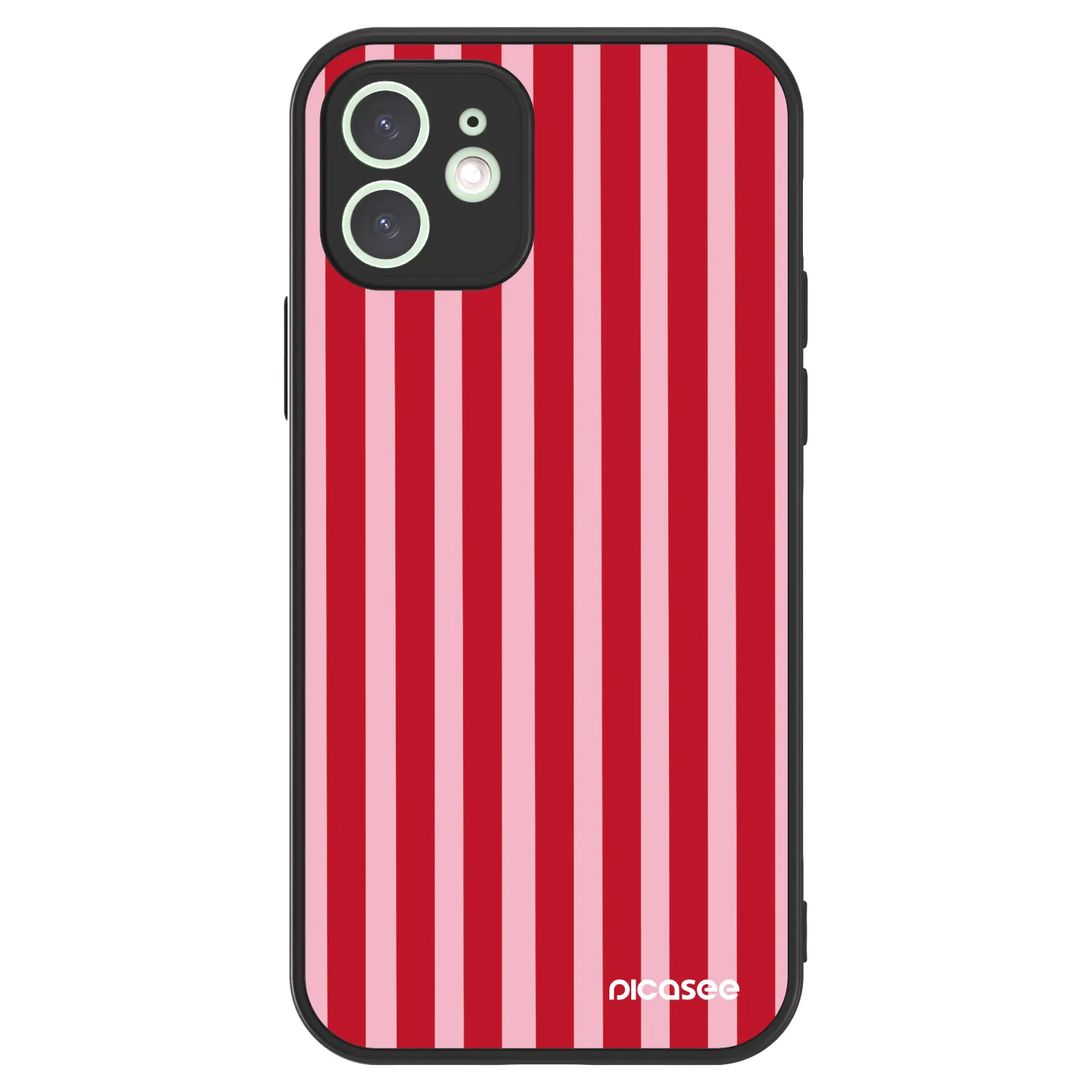 Picasee ULTIMATE CASE MagSafe pentru Apple iPhone 12 - Lines red
