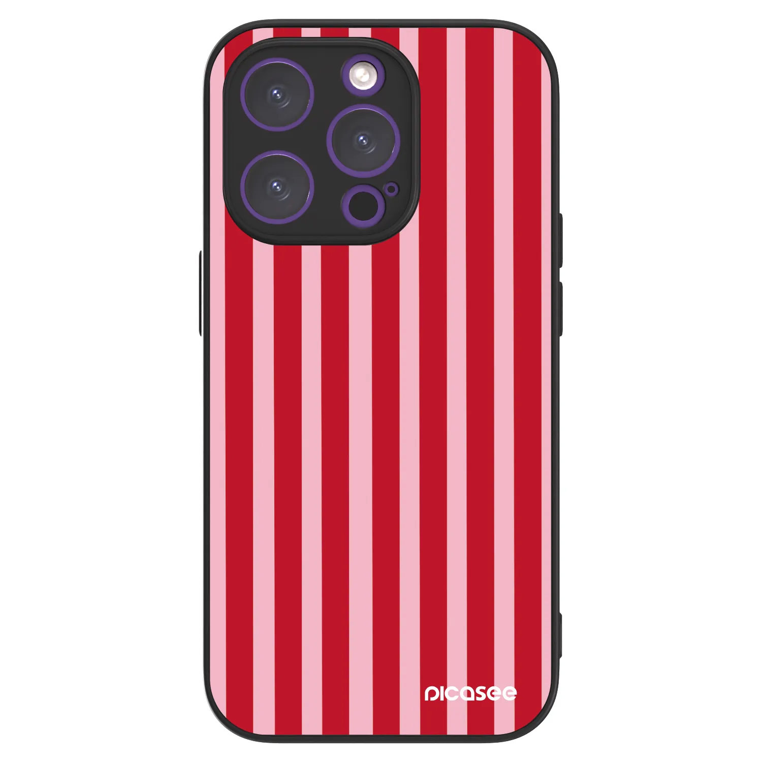 Picasee ULTIMATE CASE MagSafe pentru Apple iPhone 14 Pro - Lines red