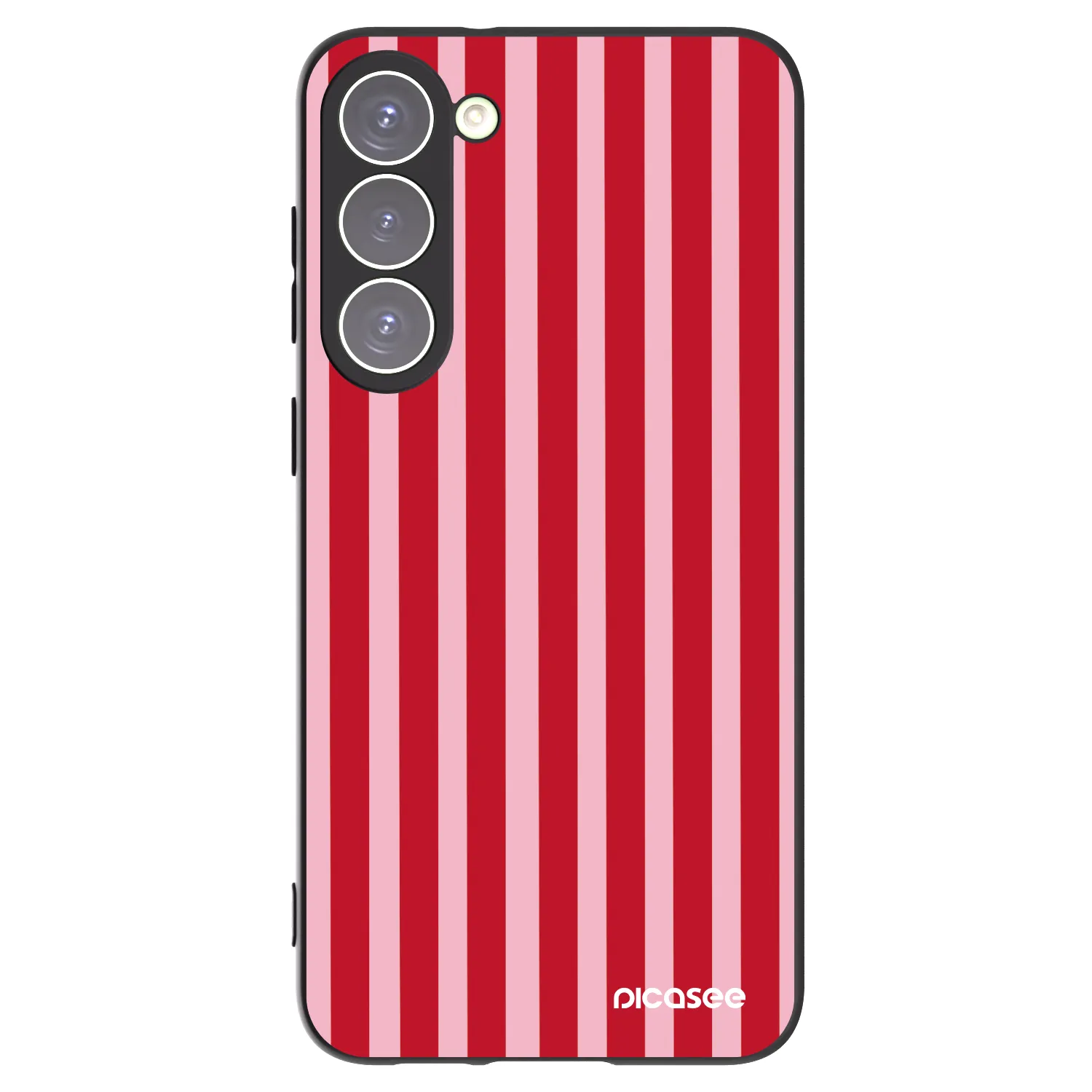 Picasee husă neagră din silicon pentru Samsung Galaxy S23+ 5G - Lines red