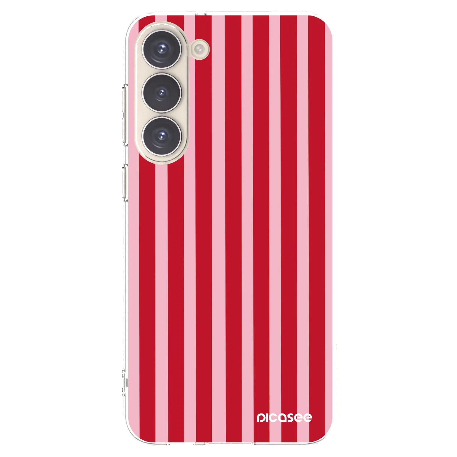 Picasee husă transparentă din silicon pentru Samsung Galaxy S23+ 5G - Lines red