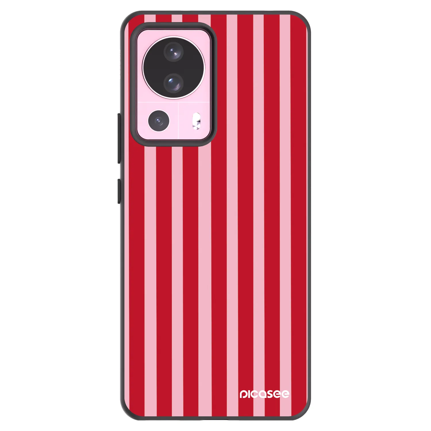 Picasee husă neagră din silicon pentru Xiaomi 13 Lite - Lines red