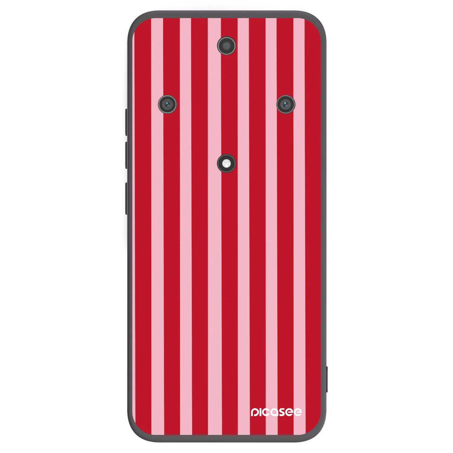 Picasee husă neagră din silicon pentru Honor Magic5 Lite 5G - Lines red