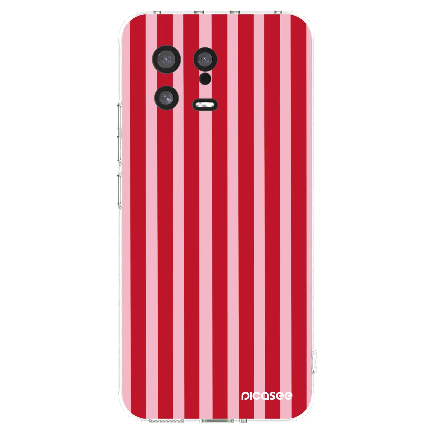 Picasee husă transparentă din silicon pentru Xiaomi 13 - Lines red