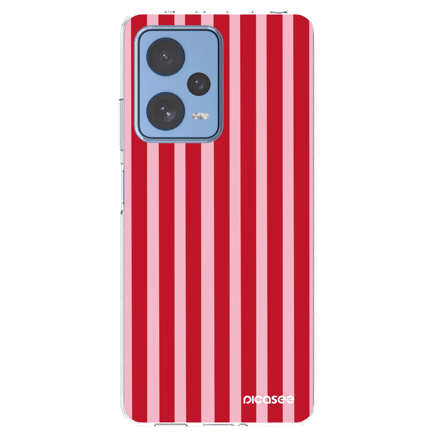 Picasee husă transparentă din silicon pentru Xiaomi Redmi Note 12 Pro 5G - Lines red