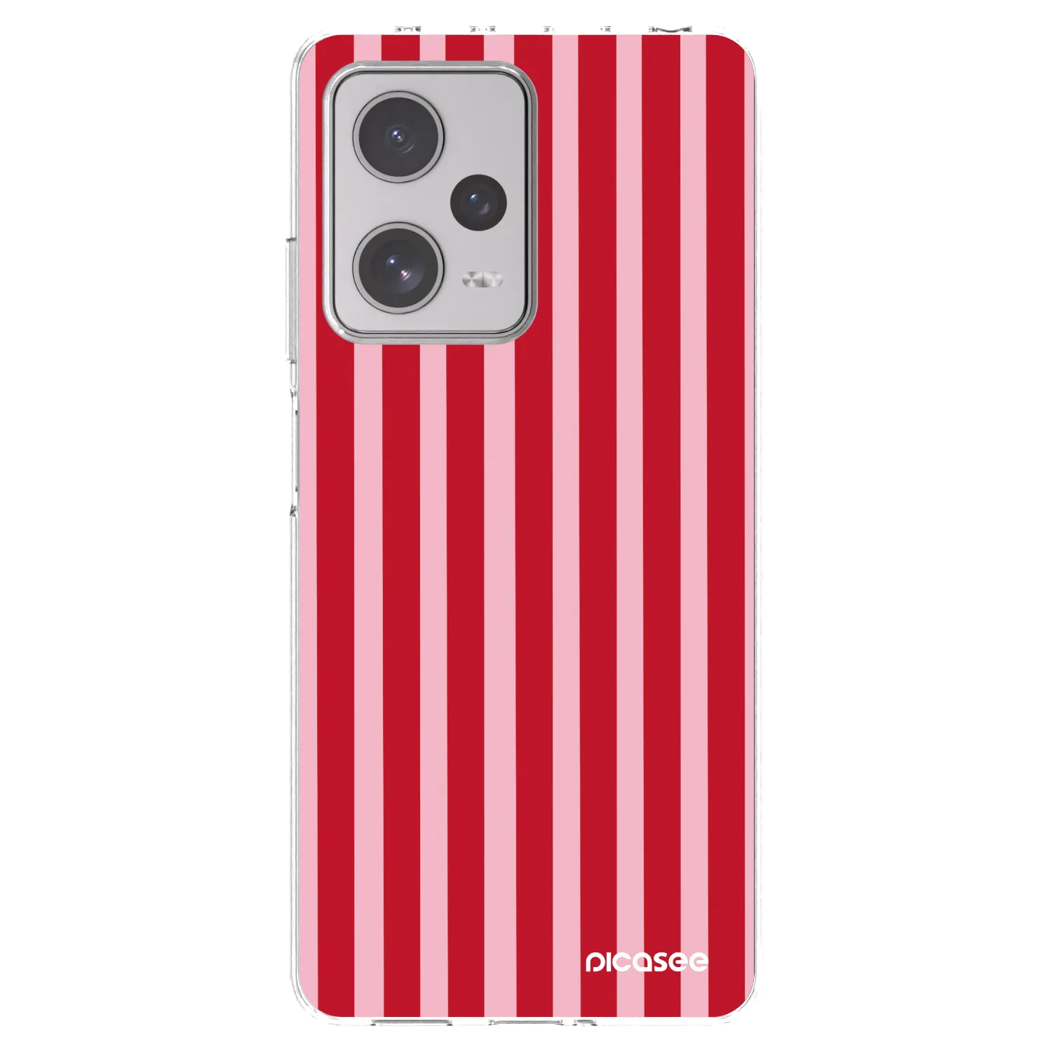 Picasee husă transparentă din silicon pentru Xiaomi Redmi Note 12 Pro+ 5G - Lines red