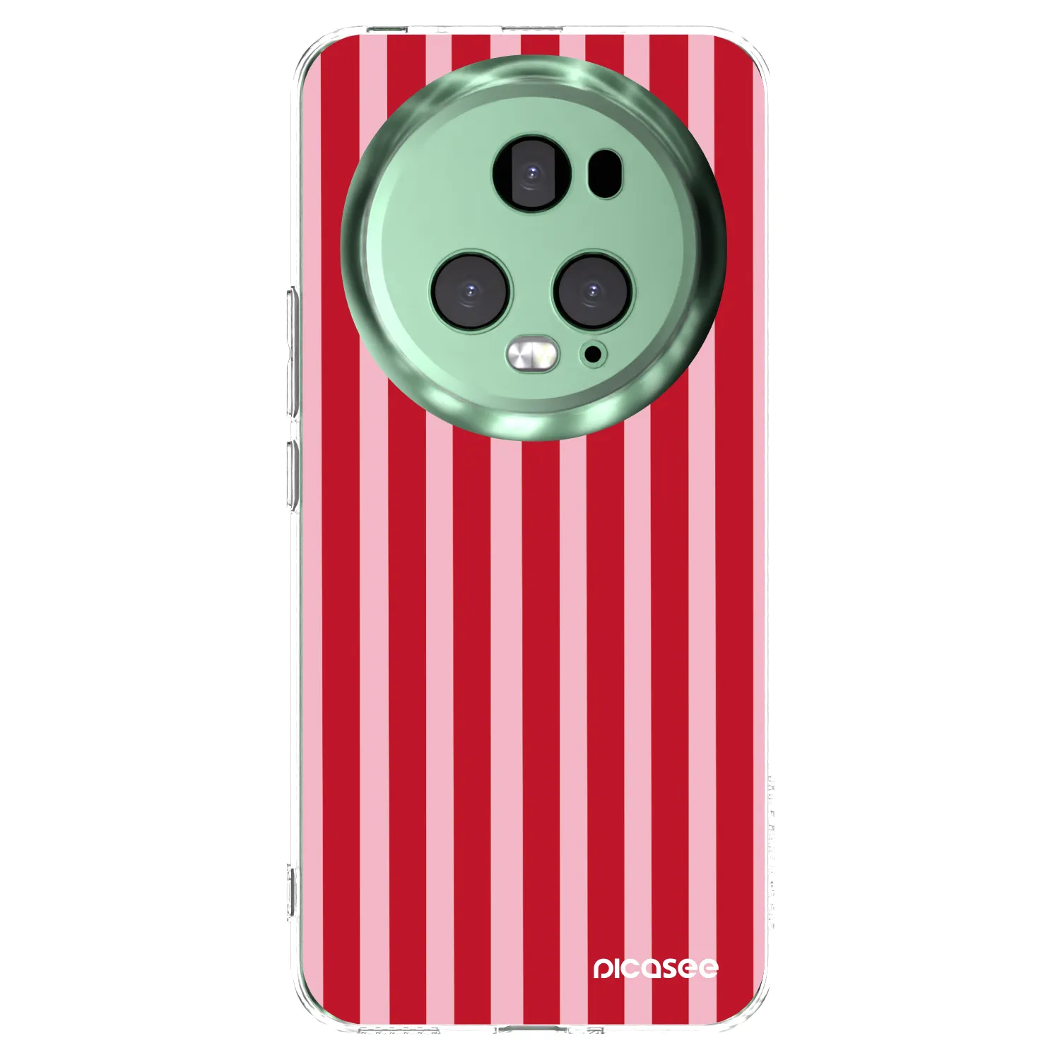 Picasee husă transparentă din silicon pentru Honor Magic5 Pro - Lines red
