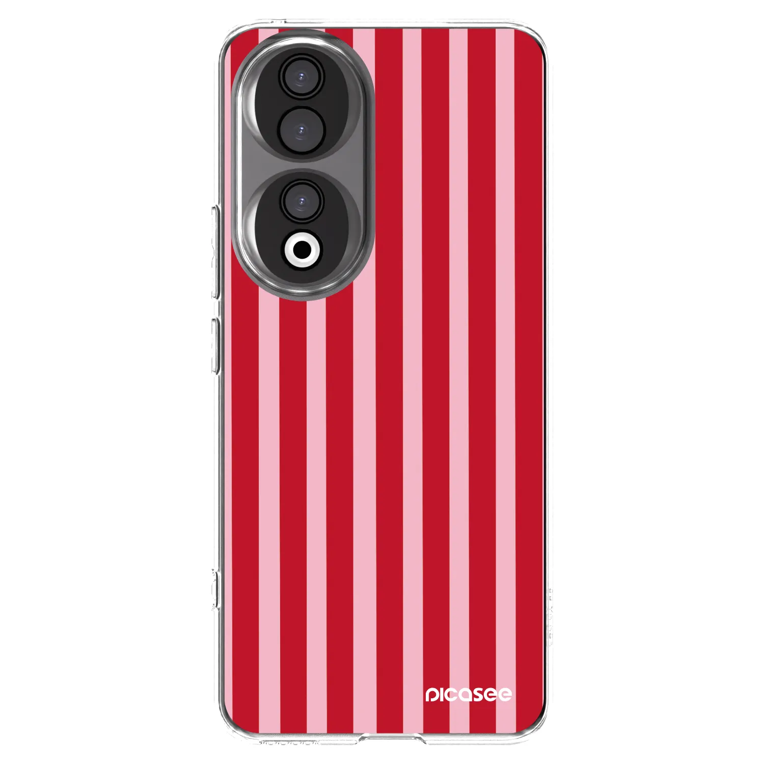 Picasee husă transparentă din silicon pentru Honor 90 5G - Lines red