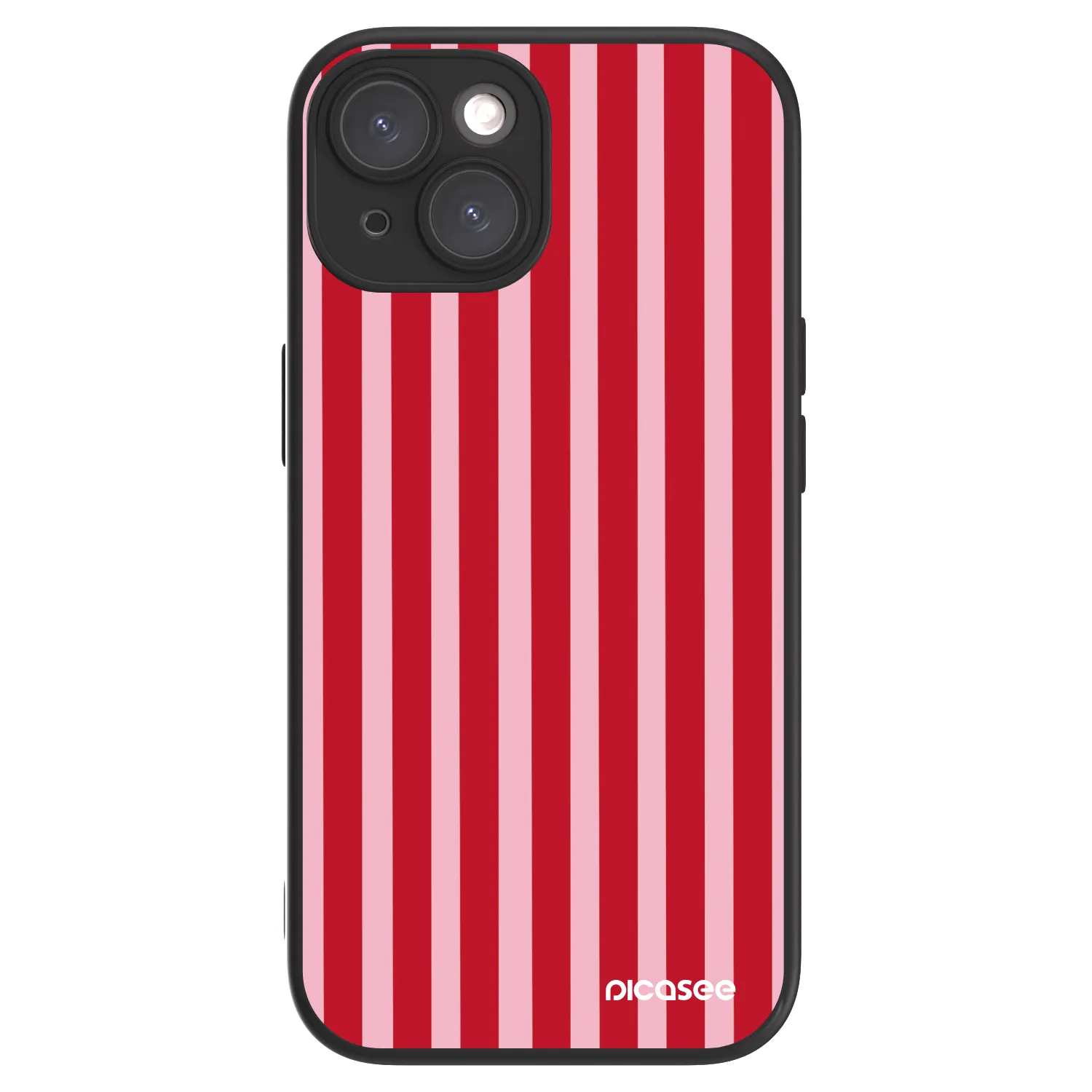 Picasee ULTIMATE CASE MagSafe pentru Apple iPhone 15 - Lines red