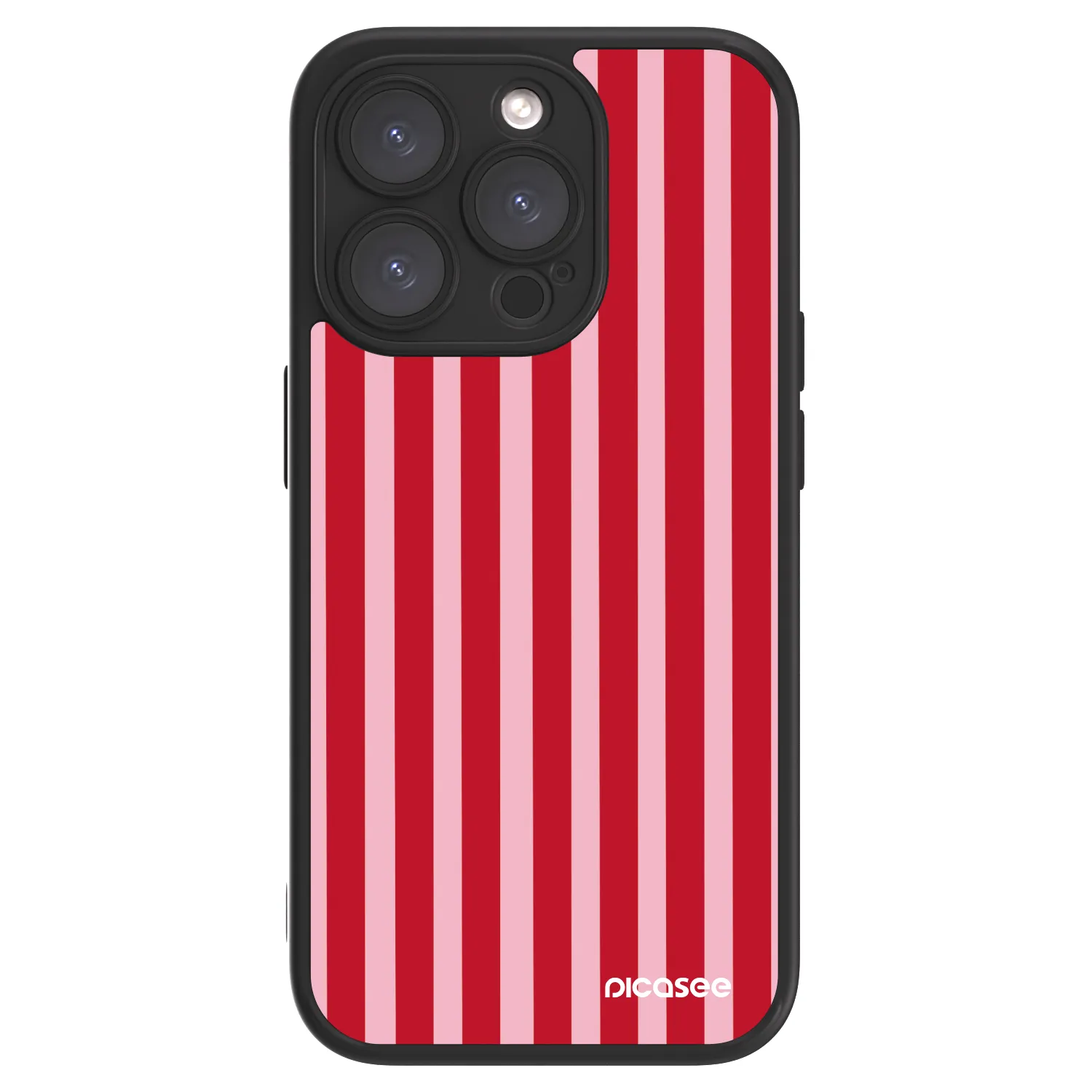 Picasee ULTIMATE CASE MagSafe pentru Apple iPhone 15 Pro - Lines red