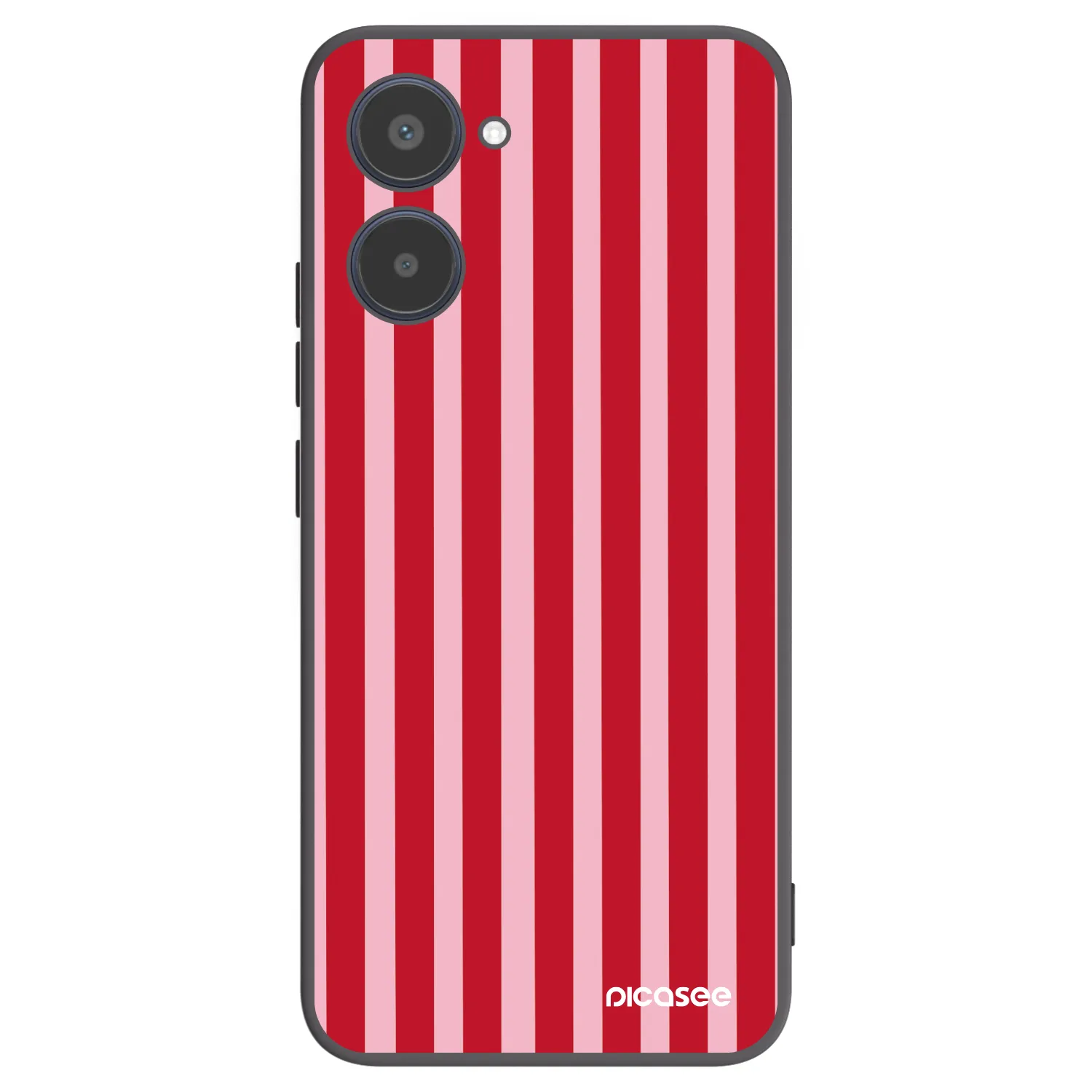 Picasee husă neagră din silicon pentru Realme 10 4G - Lines red