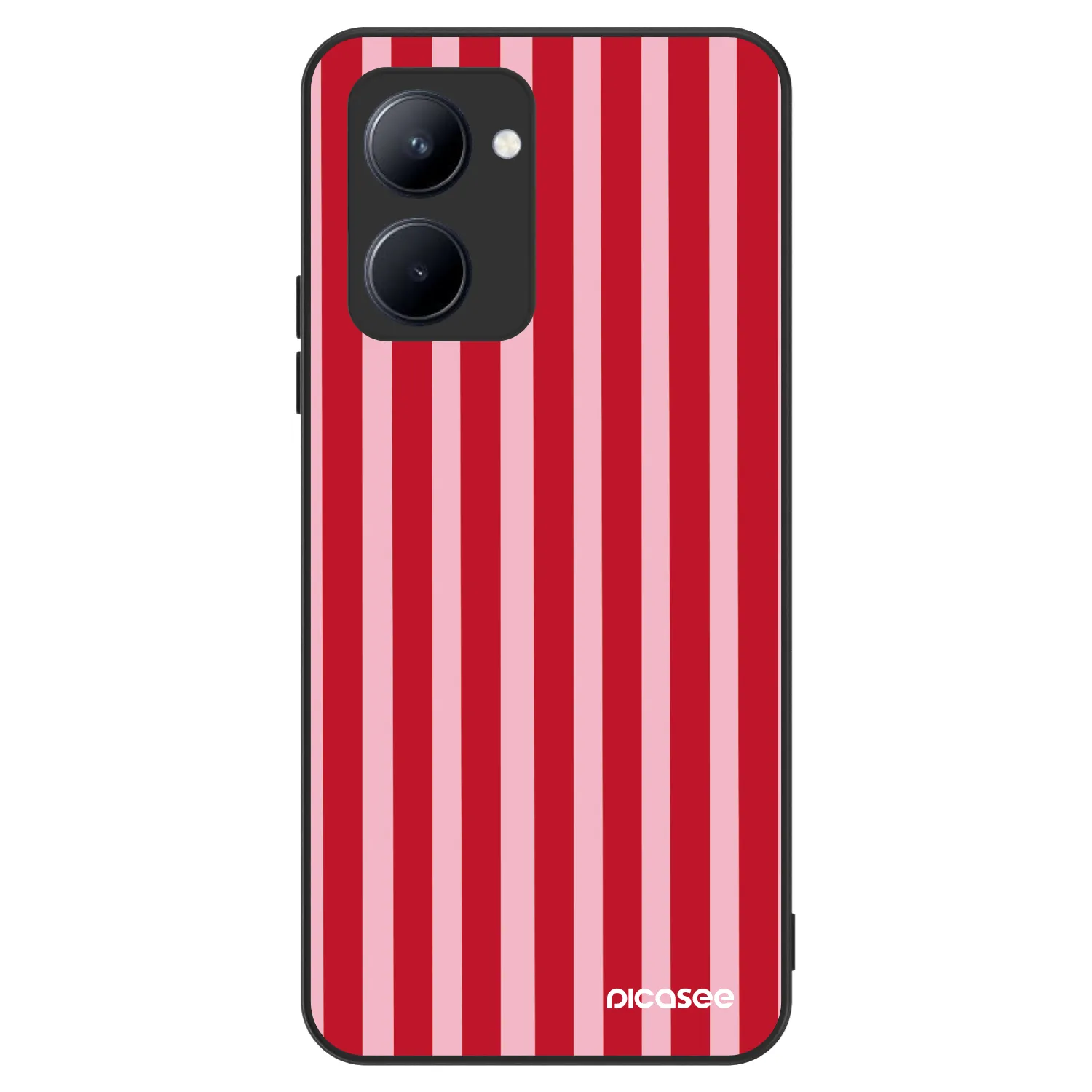 Picasee ULTIMATE CASE pentru Realme C33 (2023) - Lines red