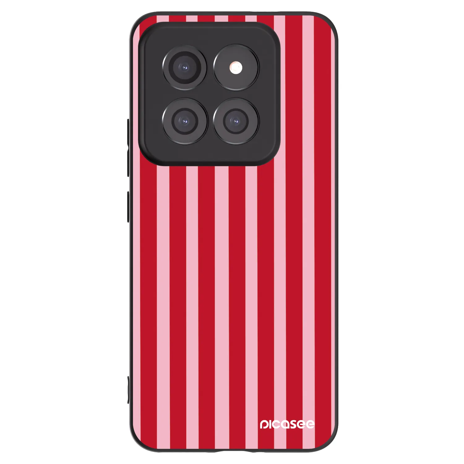 Picasee husă neagră din silicon pentru Xiaomi 14 Pro - Lines red