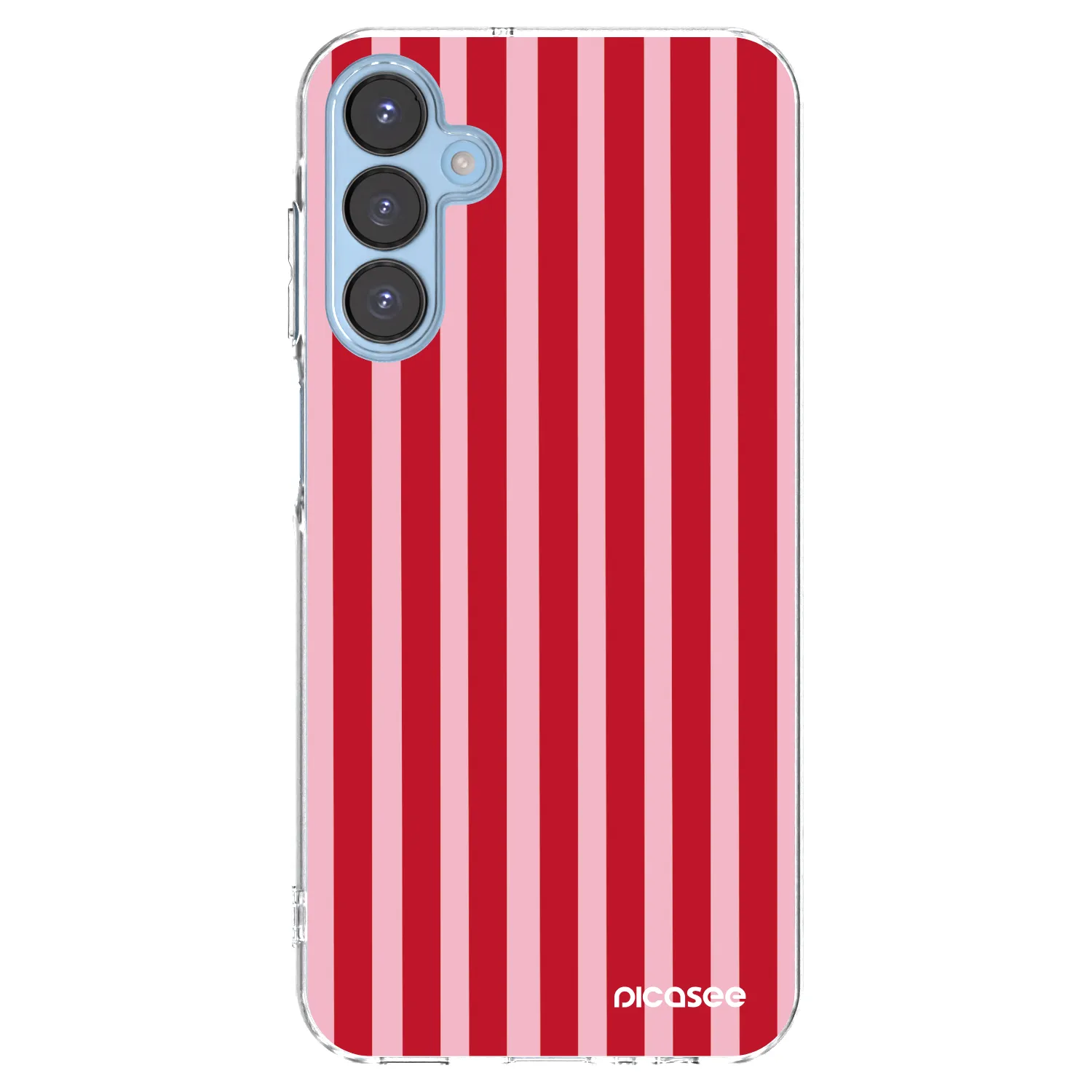 Picasee husă transparentă din silicon pentru Samsung Galaxy A15 A156B 5G - Lines red