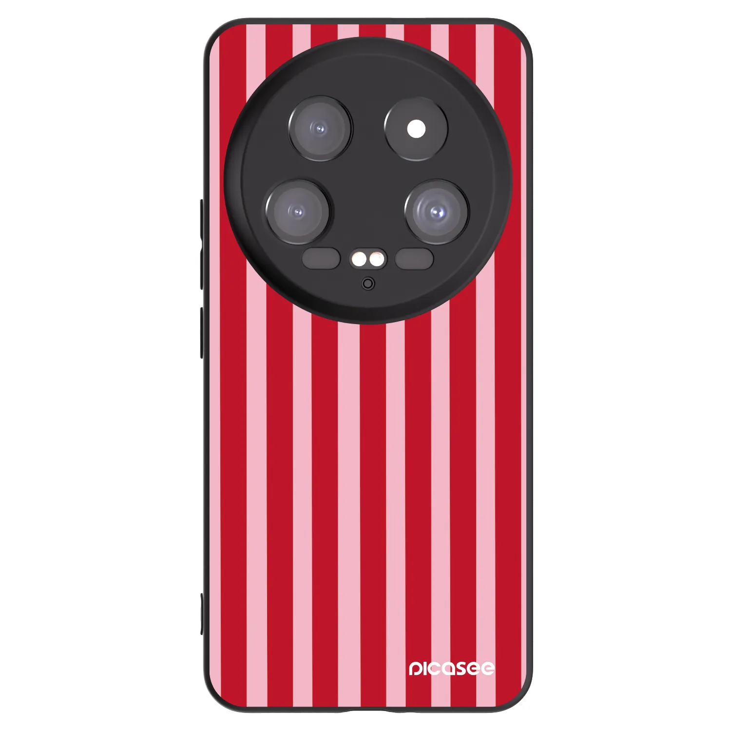 Picasee husă neagră din silicon pentru Xiaomi 14 Ultra - Lines red