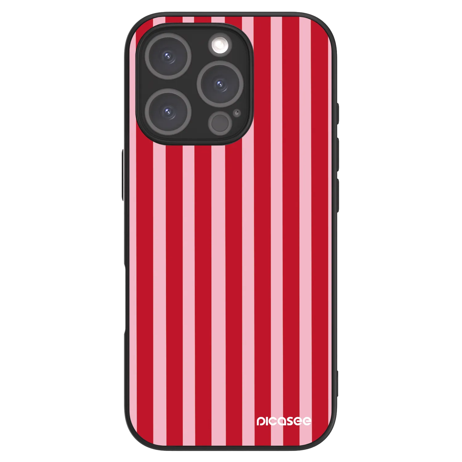 Picasee ULTIMATE CASE MagSafe pentru Apple iPhone 16 Pro - Lines red