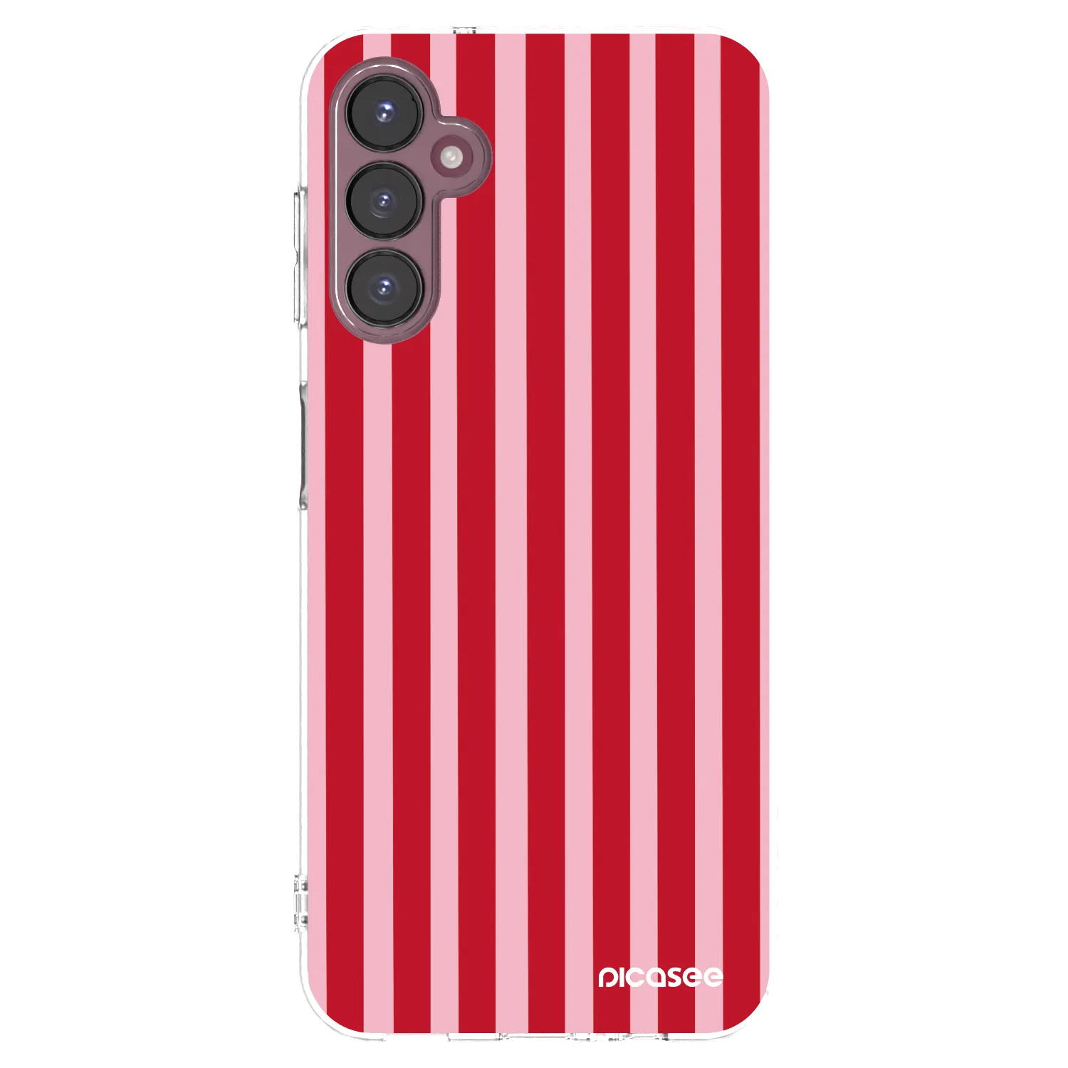 Picasee husă transparentă din silicon pentru Samsung Galaxy A05s A057G - Lines red